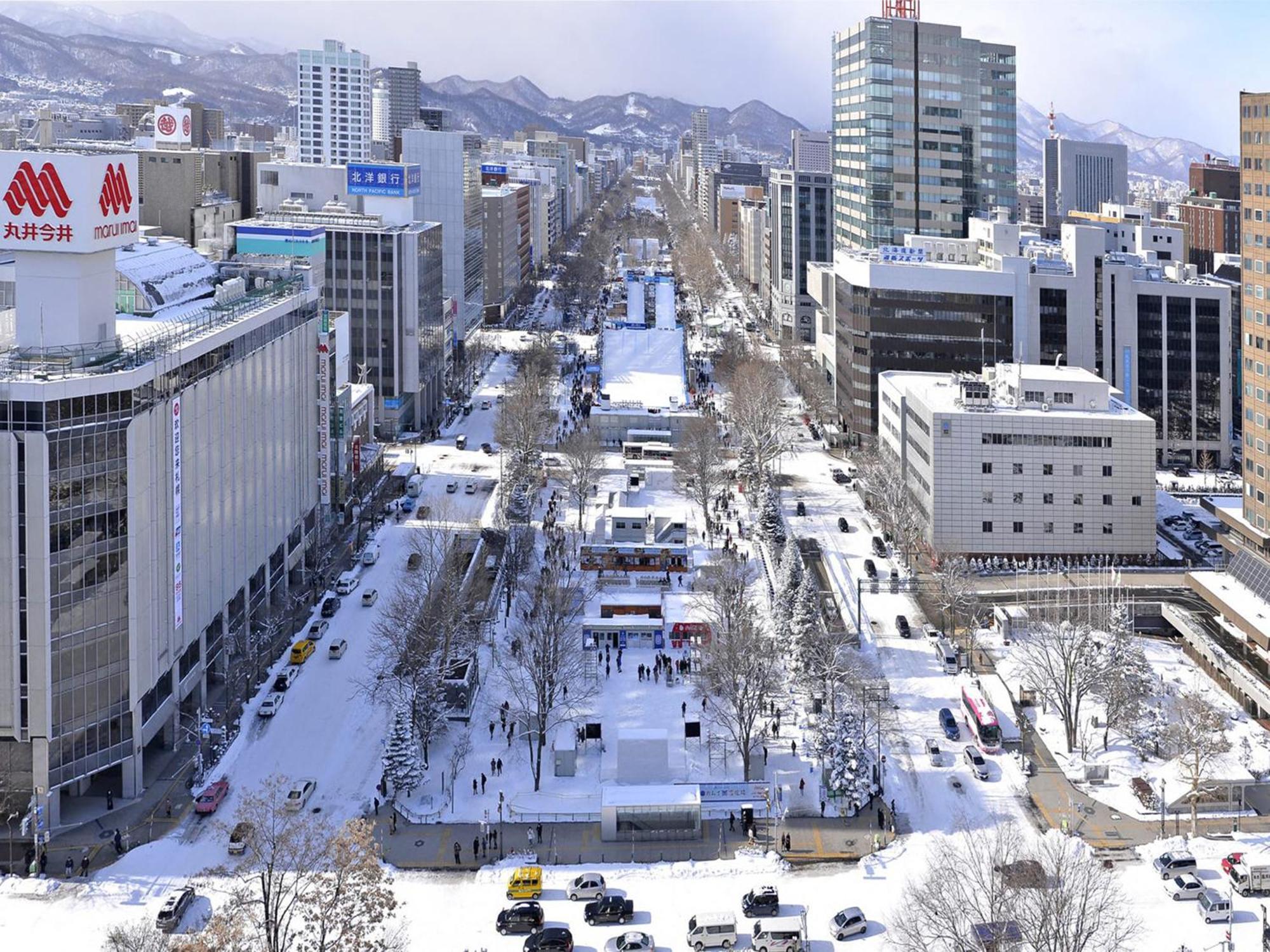 Hotel Androoms Sapporo Susukino Esterno foto